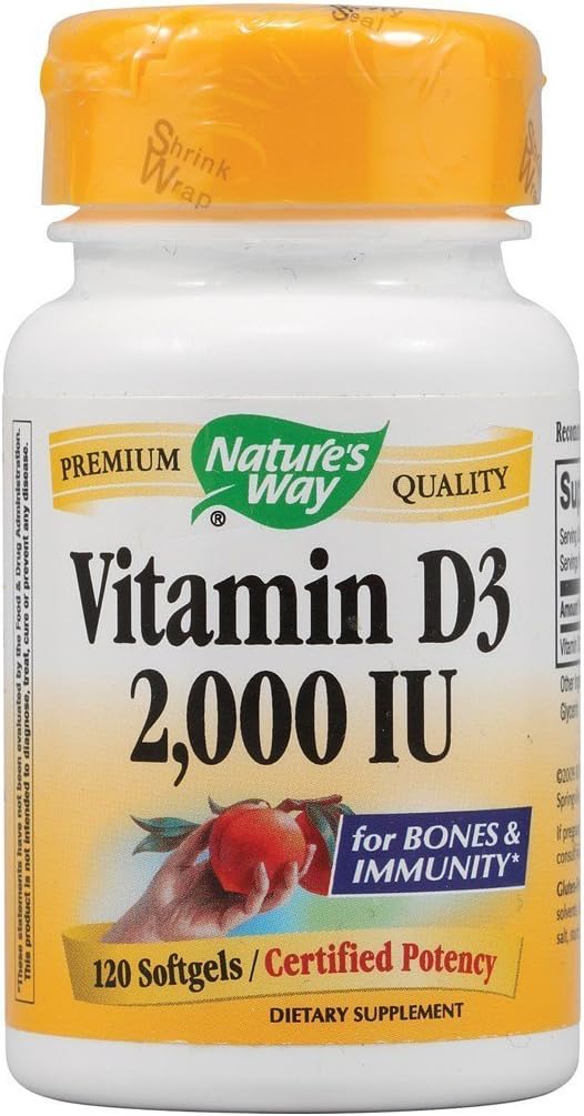 Nature's Way D-3 2000 IU 120 softgel
