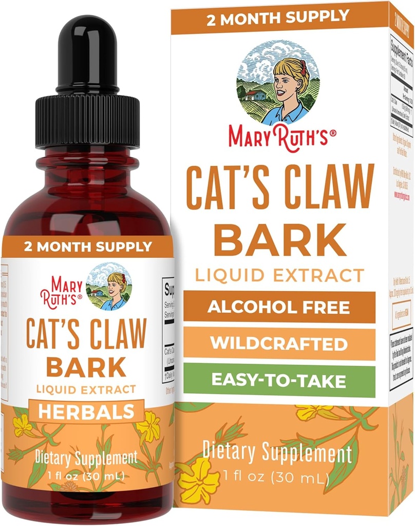 MaryRuth Organics Cat's Claw Herbal Liquid Drops 2 kuukauden toimitus ...