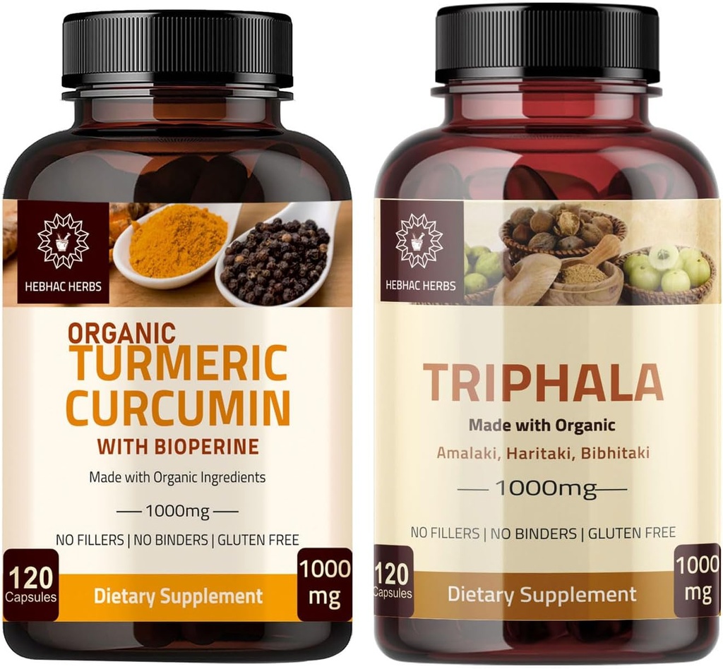 Kurkuma- kapselit & Triphala- kapselit