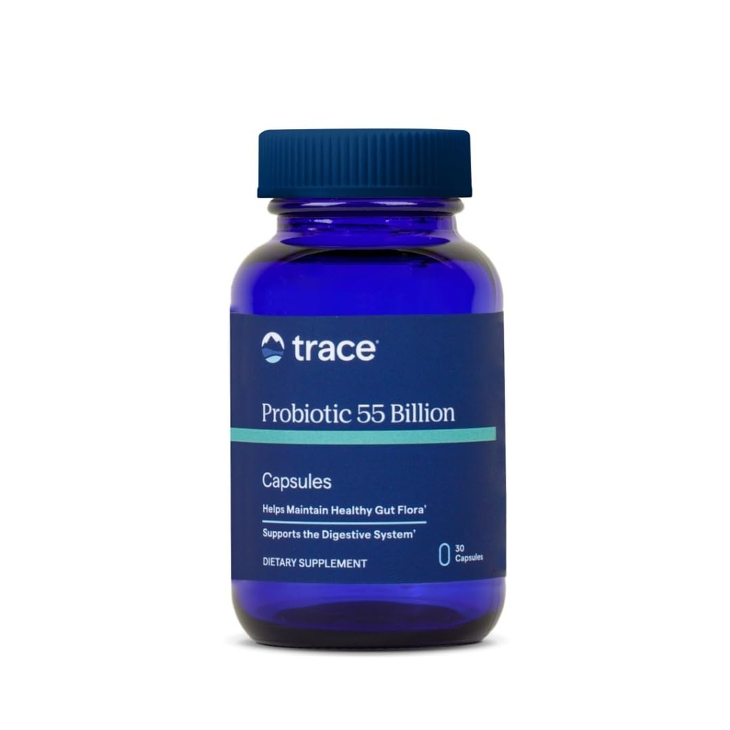 Trace Minerals Research Probiootti 55 miljardia 10 kanta, 30-Ounce