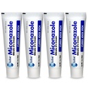 Globe (4 pakkaus) Mikonatsoli Nitraatti 2% Sienilääke Cream, Cures Useimmat urheilijat Jalka, Jock kutina, Ringworm ja enemmän. 1 OZ Tube