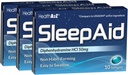 HealthA2Z® Sleep Aid | Diphenhydramine HCL 50mg | Softgels | Stöder Deeper Restful Sleeping | 10 Counts (Pack of 3)