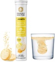 Manuka Doctor Joints * Päivittäinen yhteinen tuki täydentää Manuka Honey, C-vitamiini, kupari & Mangaani edistää yhteistä terveyttä, sitruuna maku, 20 poreilevat tabletit
