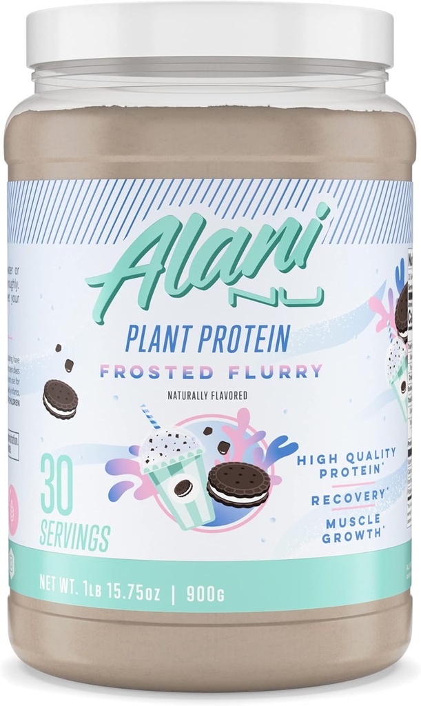 Alani Nu Plant-Based Protein Powder Frosted Flurry 17g Vegan Protein 