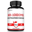 Satomi NAD Nikotinamidi Ribosidi - NR 1000 mg täydennysosa - 60 Määrä 30 päivää