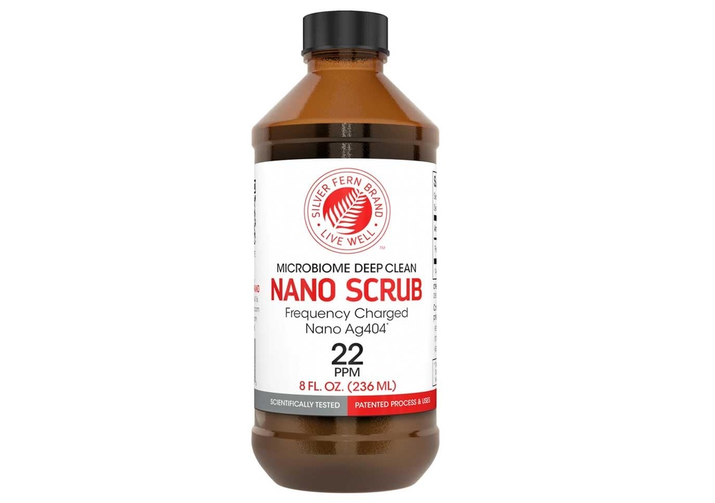 Nano Scrub by Silver Fern Brand - 1 pullo - 48 tarjoilua - taajuus Aktivoitu Nano Ag4O4 - nestemäinen