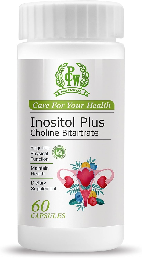 PCW Inositol Plus koliinibitartraattikapseli, 60