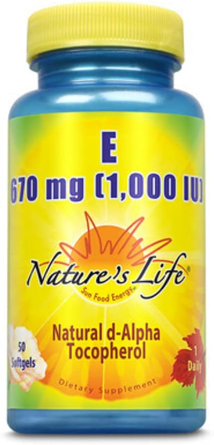 Nature's Life E-vitamiini, 1000 IU