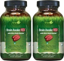 Irwin Naturals Aivot Herätys Punainen Typpioksidi Booster - 60 Liquid Soft-Gels, pakkaus 2 - Tuki aivojen terveys & Optimoi suorituskyky - 40 Yhteensä