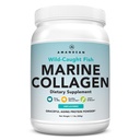 AMANDEAN Marine Collagen Peptides Powder. 500g Wild-Caught Hydrolysed Fish Collagen Supplement. Tyyppi 1 & 3 Kollageeniproteiini. 18 Aminohapot iholle, hiukset, kynnet.