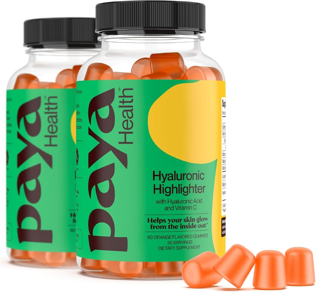 Kosteuttava hyaluronic Highlighter Skincare Gummies 