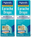 Hylands Earache Drops, Natural Relief of Swimmer's Ear, Cold and Flu, Allergy Symptom, Ages 4 och upp: (2 Pack)