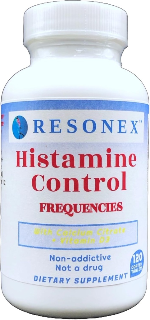 Histamine Control luonnon frekvenssit - 120 tablettia - luonnollisia frekvenssejä HNMT ja DAO-entsyymejä auttaa hallitsemaan histamiinitasoja
