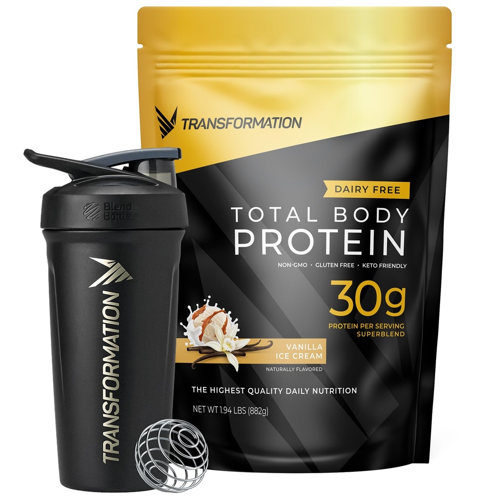 Muuntaminen Vanilla Protein Powder & Performance Eristetty Shaker Bottle 30G Multi-Proteiini Eristetty ...