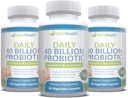 Daily Probiootti 40 miljardia PMY MakTrek Bi-Pass Technology Digestion Immuniteetti Terveys 180 kasviskapselit