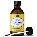 Baar Tuotteet - Toelieva Anciencide Liquid Solution - 25% Undekyylienic Acid, Organic Olive Oil, Greippi Seed Extract - Maximum Strength - Fights Under & Around Toenails - 2 oz