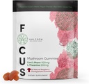 Halceon Wellness Mushroom Gummies - Leijonan Mane Sieni ja L-Theanine Supplement Brain Health - Nootropic Mushroom Supplement - Ei-GMO-Lion Mane Mushroom Gummies for Focus - 60 Count