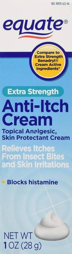 Equate - Anti-Itch Cream, Extra Vahvuus, 1 oz