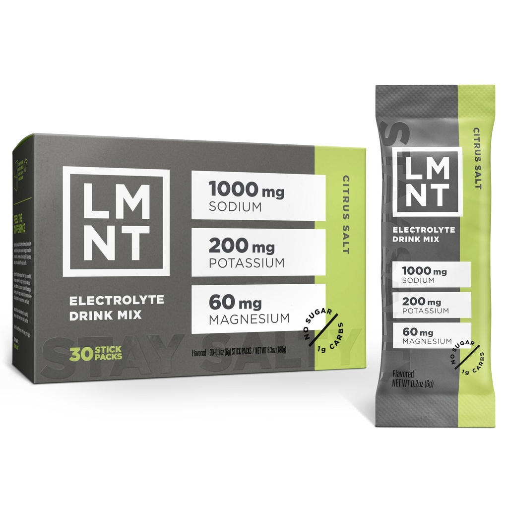 LMNT Zero Sugar Elektrolyytit - Citrus Salt ...