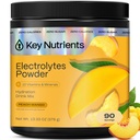Avainaineet Multivitamiini Elektrolyyttejä Powder No Sugar - Tropical Peach Mango Electrolyte Powder - Endurance & Energy Supplement - Hydration Powder - Ei kaloreita - 90 Tarjoukset - Made in USA