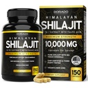 Shilajit Capsules med 85+ Trace Minerals (75 Day Supply, 1000mg Extract per Serving) Himalayan Shilajit för Män & Kvinnor med Fulvic Acid - Tredjepartstestade Supplement, Non GMO, Vegan & USA Made