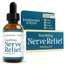Frankincense & Myrrh Rauhoittava Nerve Relief Hieron öljyä, Neuropatia Pain Relief kädet ja jalat - kanssa Menthol ja Frankincense Essential Oils, 2 Fl. Oz. Suurin vahvuus jalka