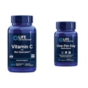 Elämän jatkaminen C-vitamiini & Quercetin Phytosome Plus monivitamiini 25+-vitamiinilla, Mineraalit & uutteet - 250 tablettia, 60 tablettia