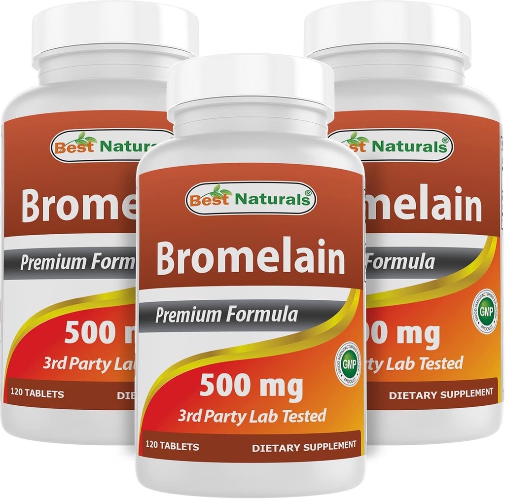 Best Naturals Bromelain 500mg 120 tablettia (120 kpl)