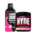 PROSUPPS L-Carnitine 3000 Stimulant Free Liquid Shots (31 tarjoilua, Dragon Fruit) ja Mr. Hyde Allekirjoitus Series Pre-Workout Energy Powdered Drink (30 tarjoilua, vesimeloni) Bundle
