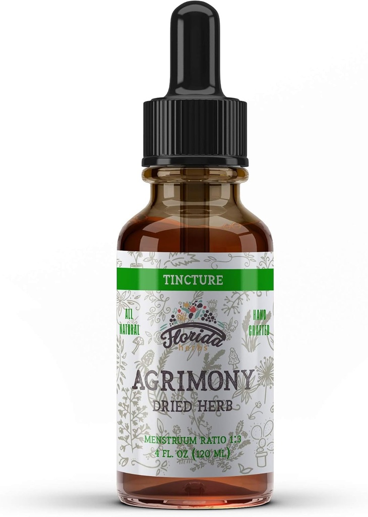 Agrimony Tincture, Organic Agrimony Extract (Agrilonia Eupatoria) Kuivattu yrtti, Agrimony Supplement