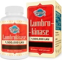 Lumbrokinaasi 200 mg (Max Activity 1 500 000 LKU) - Lumbrokinaasi Entsyymien täydennysosa, tehokkaampi kuin Nattokinaasi - 90 kapselia
