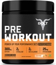 Bolt Pre workout lisäravinteet kofeiini, Sitruliini malaatti, B-Alaniini, Tauriini ... Räjähdysenergia, Pump & Focus ...300g,30 Tarjoilut Tangy Orange