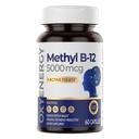 OxyEnergy Methyl Vitamiini B12 5000 mcg, Extra Strength Metyylikobalamiini B-12 täydentää folaatin, tuki hermoja, energian aineenvaihduntaa & kognitiivinen,60 kapselia