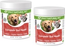 Endast Natural Pet Complete Gut Health Complex - Probiotics & Digestive Enzyme Supplement för hundar och katter - främjar hälsosam matsmältning, immunsystem, näringsabsorption -3.5oz Powder (Pack of 2)