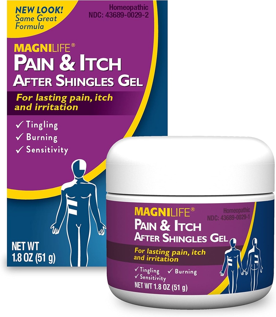 MagniLife Pain and Citch Relief Gel, luonnollisesti relieve Tingling, Ärsytys ja Herkkyys Jasmine ja Mezereon - 1.8oz