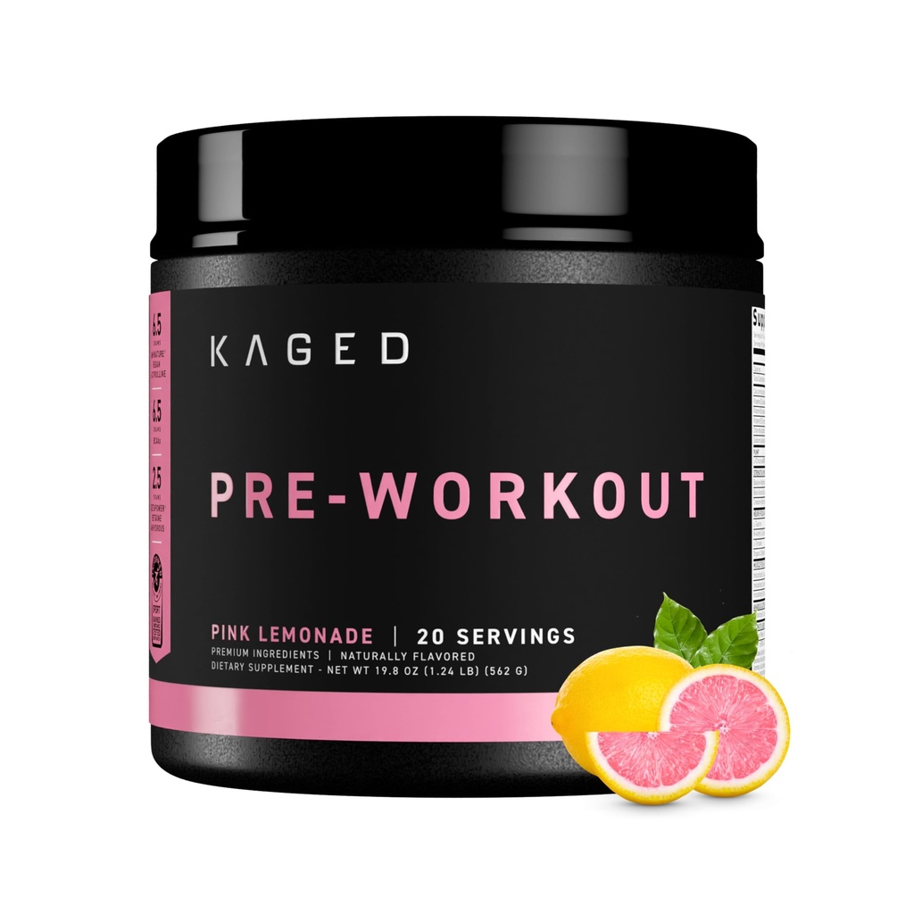 Kaged Original Pre workout Powder Pink Lemonade 