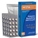 Medagel HISTAsolv Extra Strength DAO Enzyme täydentää Histamine Food Intolerance - Helpottaa Ruoansulatushäiriö - Patentoitu Tech - Valmistettu Itävallassa - 60 Pack