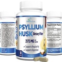 Psyllium Husk Dietary Fiber Supplement 2175mg, ei-GMO, 90 kapselia
