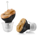 Premium Digital kuulolaite vahvistin - Näkymätön Canal (CIC) in-ear Mini Sound Enhancer Set, Lähellä näkymätöntä, Melu Canceling, Henkilökohtainen kuulo vahvistin - musta, pari Oikea ja vasen korva