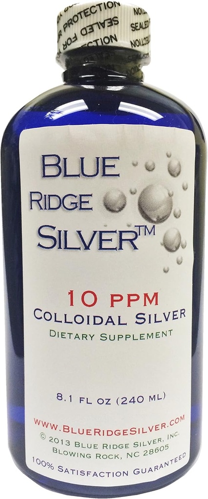 10 ppm 8 oz Kolloidinen Silver Natural Immuuni Tuki Terveys Supplement