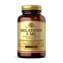Solgar Melatoniini 5 mg, 120 Nuggets - auttaa edistämään rentoutumista ja lepoa - Kliinisesti tutkittu melatoniini - Vegaani, gluteeniton, maitotuotteeton, Kosher - 120 tarjoilua
