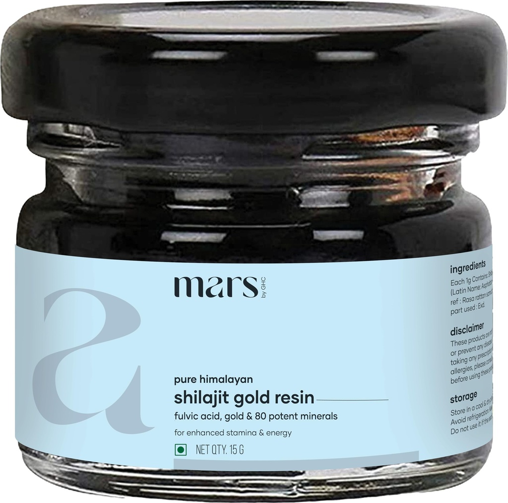 Mars Himalayan Shilajit Gold Harsin ... Orgaanisesti uutettu Himalajasta...