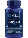 Life Extension Special-Coated Bromelain, Pineapple Extract, Joint Health, Joint Comfort, Vegetarian, Gluten-Free, Non-GMO, 500 mg, 60 enteric-Coated tabletter