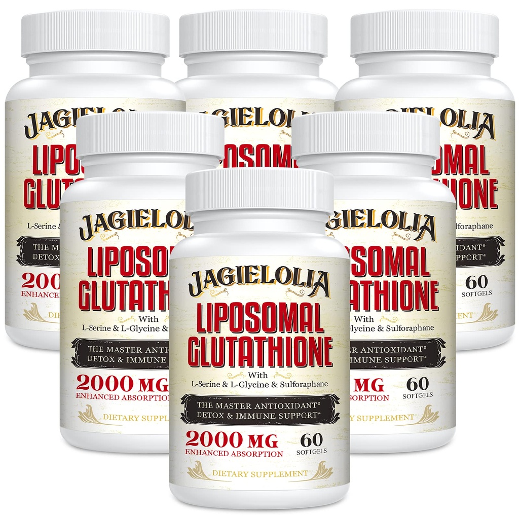 Liposomaalinen Glutationi 2000 mg yhdessä L- seriinin, L- glysiinin ja Sulforaphanen kanssa ...