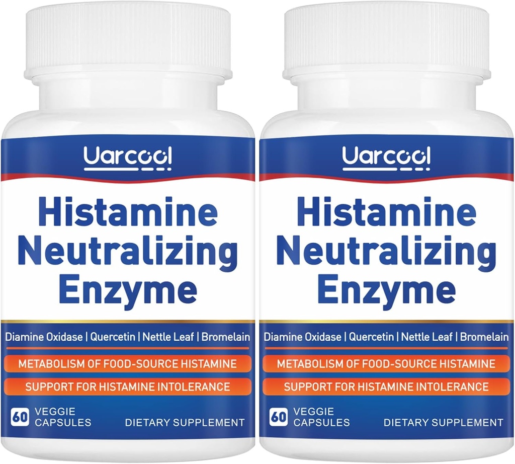 DAO Enzyme Supplement Histamine Diamiini Oksidaasi Supplement for Smooth Digestion - Made in USA - 60 Softgels (2 pullot)