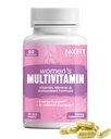 Naisten monivitamiini ... Täydellinen monivitamiini naisille 50+ kanssa Essential Vitamiinit A, B, C, D, E, Kalsium ja rauta... Tukee energiaa, mielialaa, hiuksia, ihoa, kynsiä ja yleistä terveyttä 60 kapselia