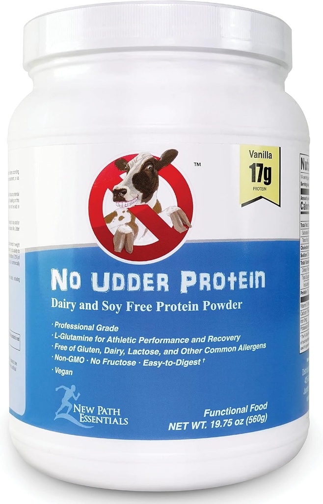 Ei Udder Protein Dairy Free Vegan Soy Free Protein Powder, Vanilla Delight