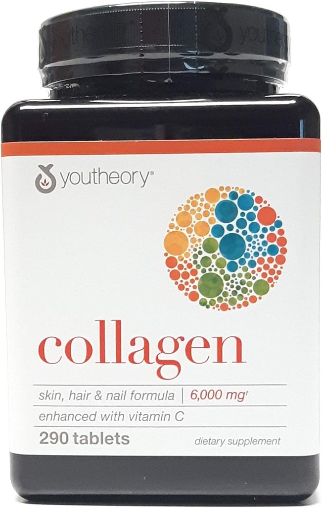 Youtheory Collagen Advanced Formula tyyppi 1,2,3 290 ct (pakkaus 3)