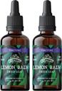 Lemon Balm Tincture - Organic Sitruunat Drops - Lemon Balm Extract - Made in USA - Organic 4 Fl Oz