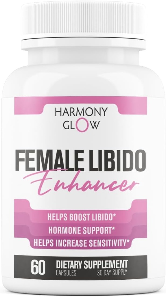 Harmony GIow: Uusi Libido Booster naisille Boost Desire, Mieliala, Energia, Herkkyys ... Tribulus, Muira Puama + 12 Lisää Ultra annosteltuja Tehokkaita ainesosia...